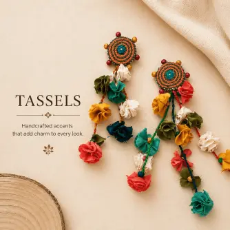 lehenga tassels